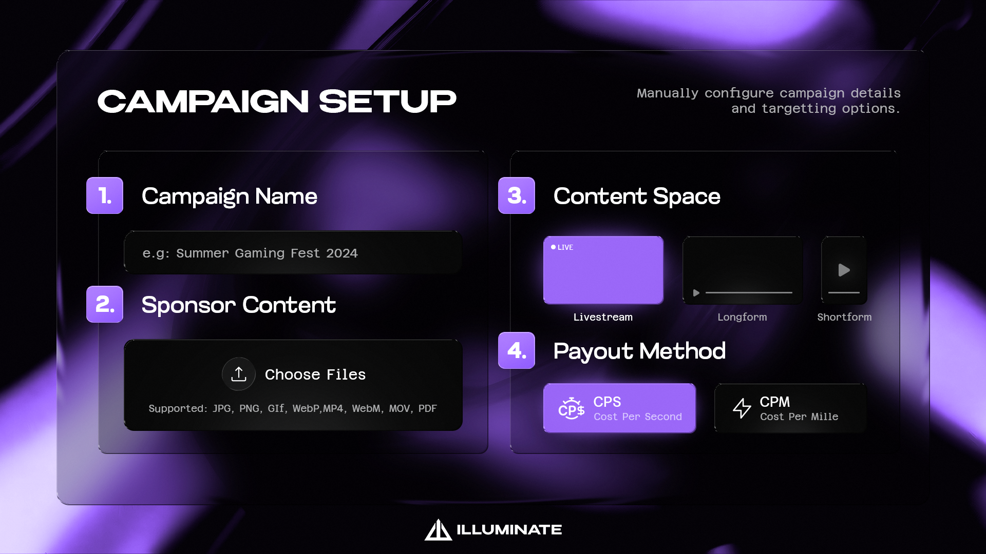 Create campaign